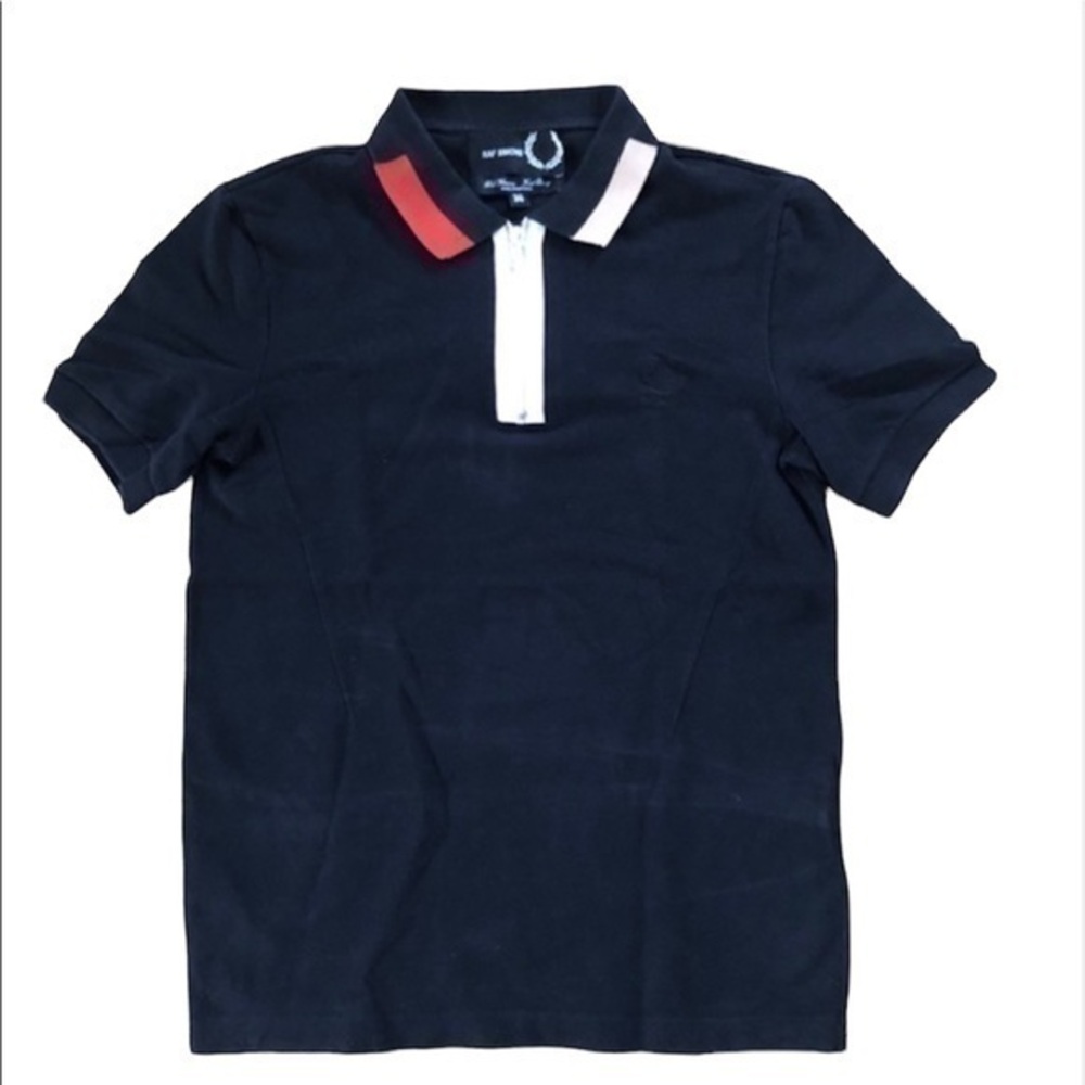 RAF SIMONS Fred Perry Polo Size 36 EUR